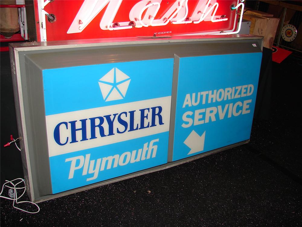 Attached picture Chrysler Plymouth autorized service sign.jpg